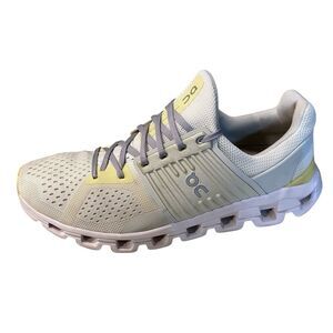 On Cloudswift Women's Running Shoes Size 10 White Limelight Helion CloudTec